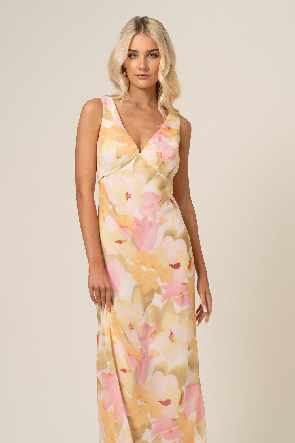 Bailey V-Neck Midi Dress