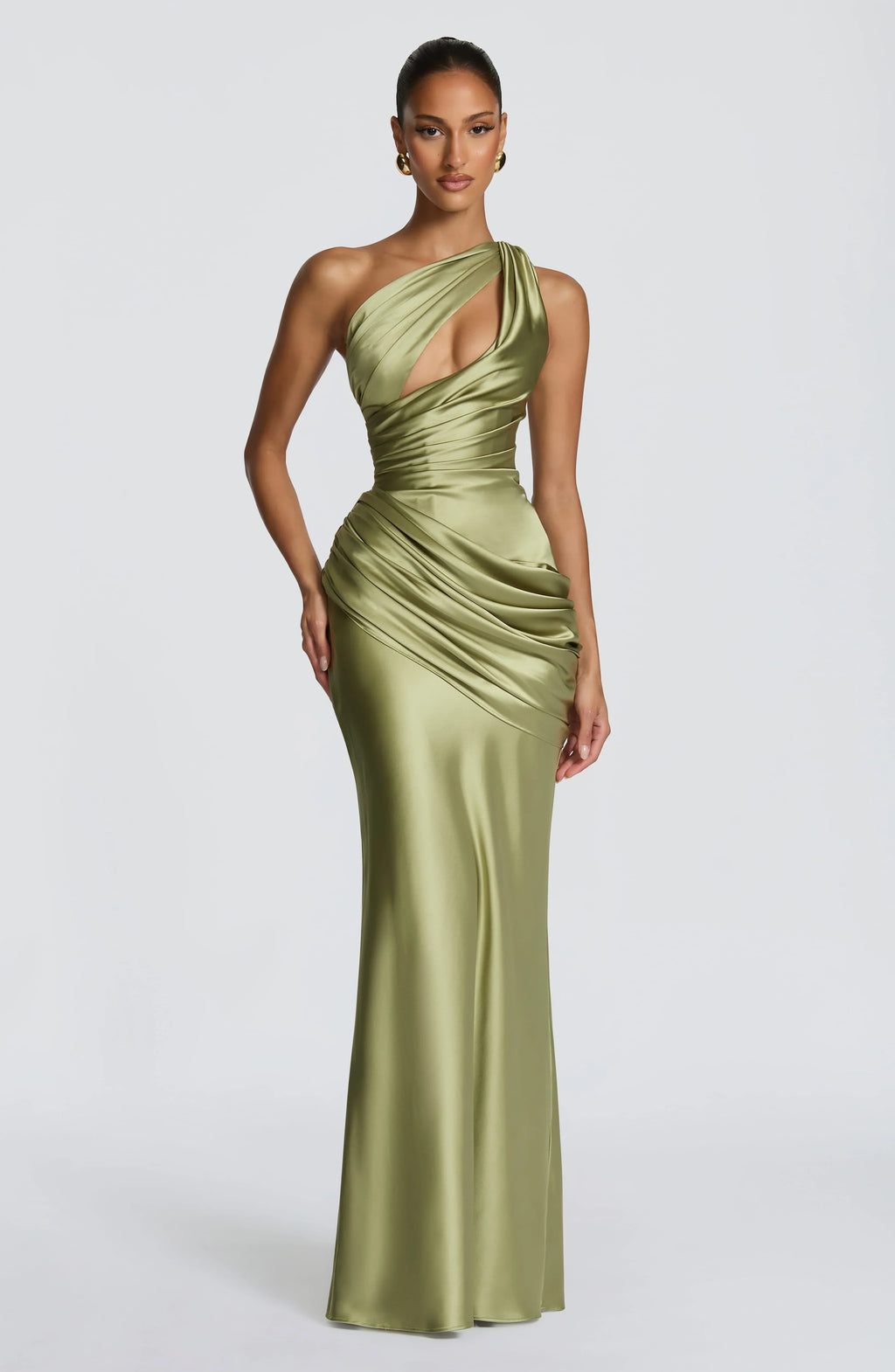 Emina Maxi Dress - Light Olive