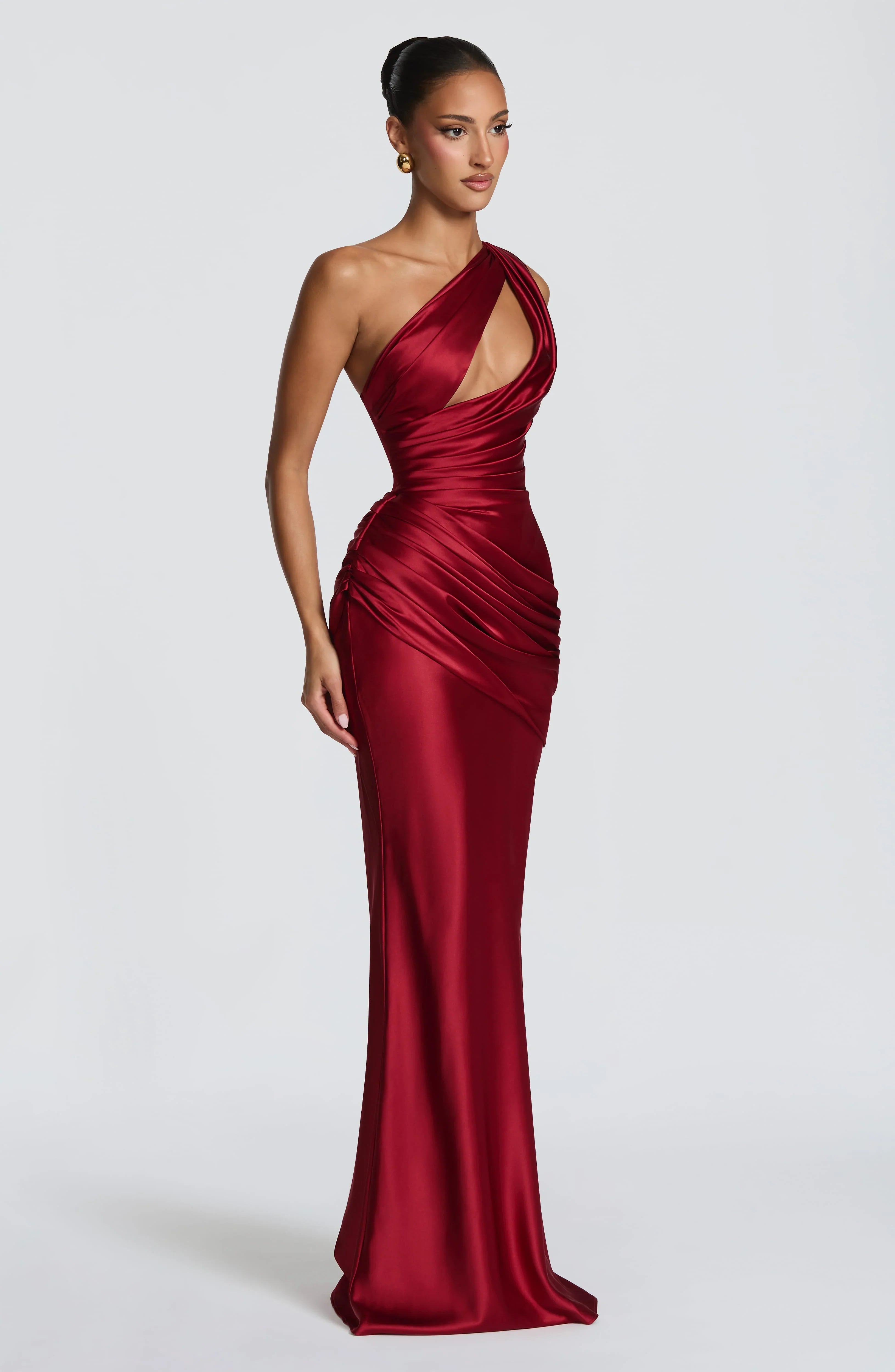 Emina Maxi Dress - Deep Red