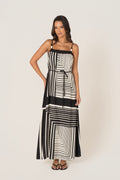Layana Black & White Geometric Maxi