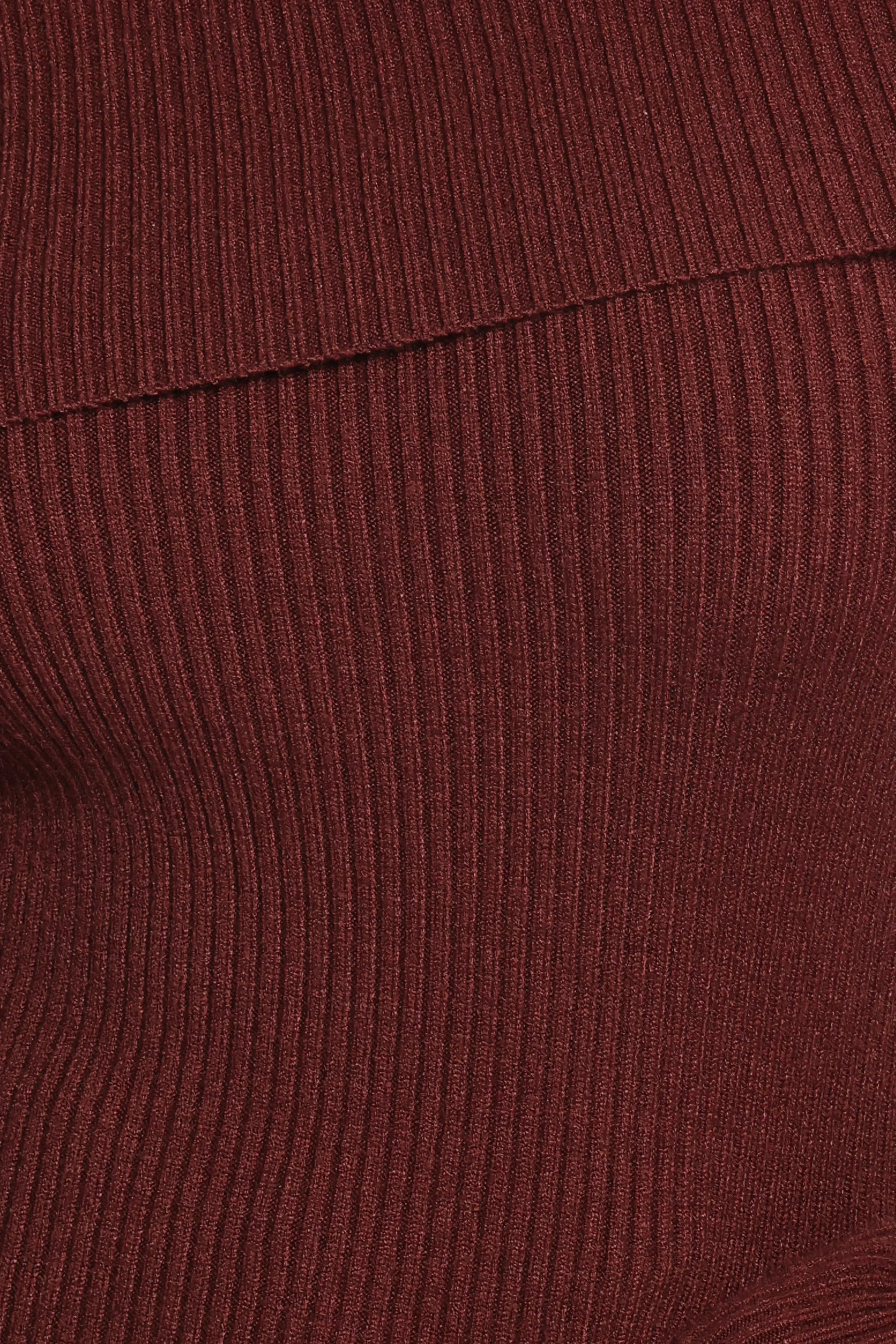 Aleena Knit Top - Chocolate Brown